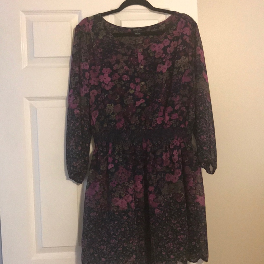 Lucky Brand XL long sleeve dress. Never worn
